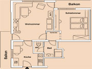 Appartement 2 - Grundriss